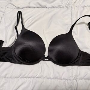 Black Seamless Push Up Bra